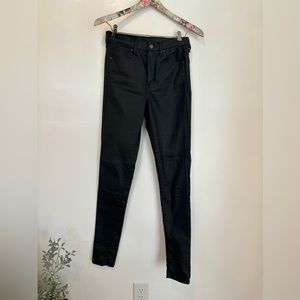 Topshop tall Jamie coated skinny jeans